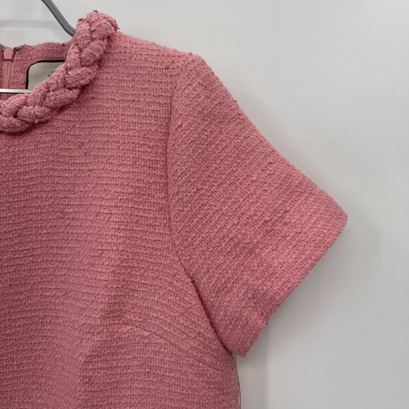 Tuckernuck Blush Peony Tweed Jackie Dress sz M Shift Mini Business Career NWT** - Picture 4 of 12